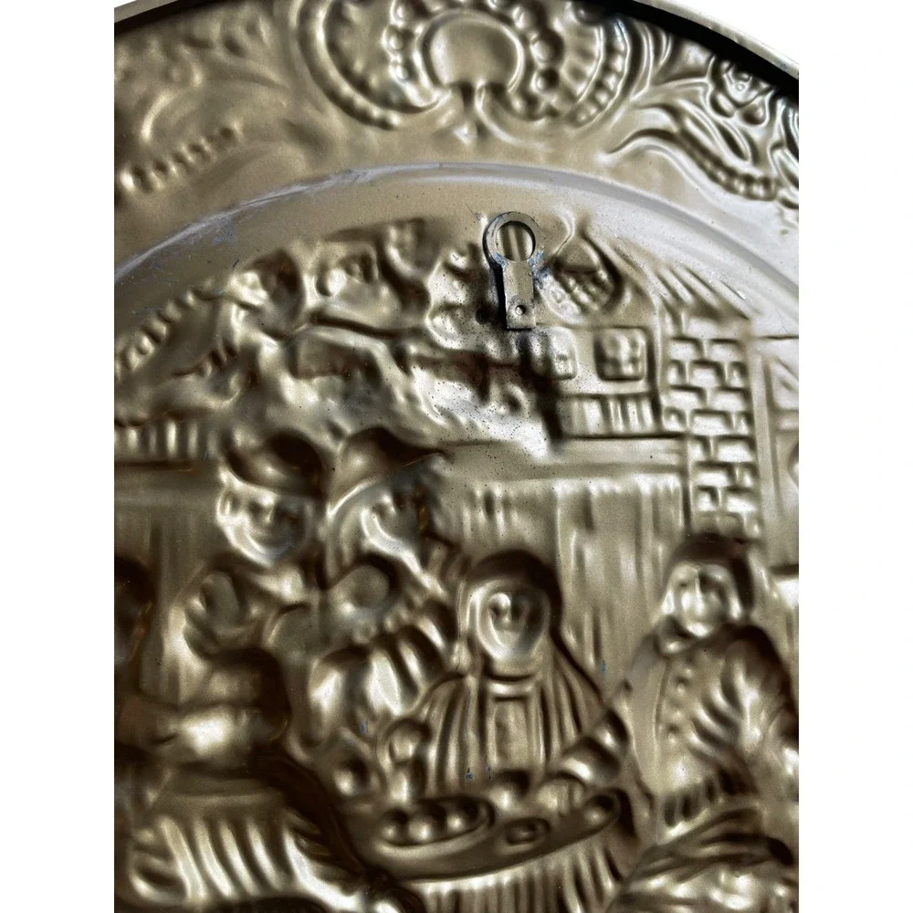 Vintage Embossed Wall Plaques Pub English Tavern‎ Scene 14
